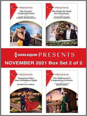 cover image of Harlequin Presents November 2021--Box Set 2 of 2
